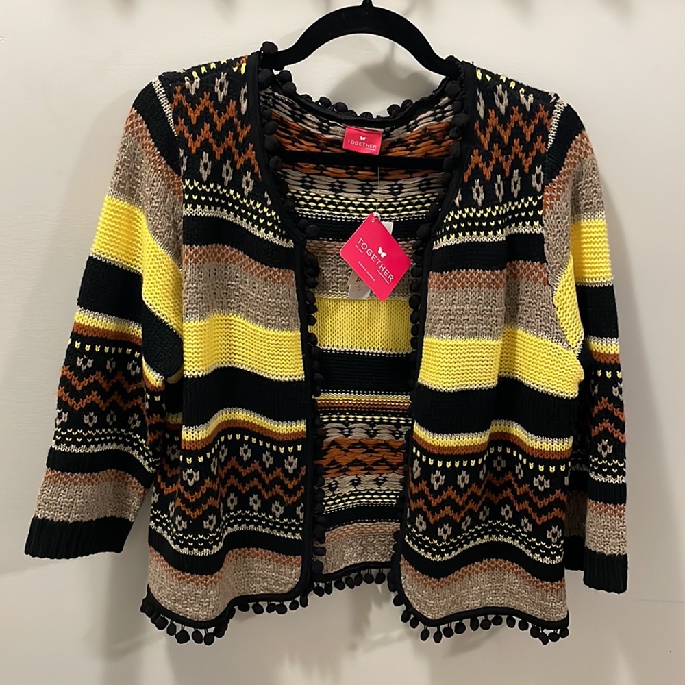 Together super cute & funky knit sweater